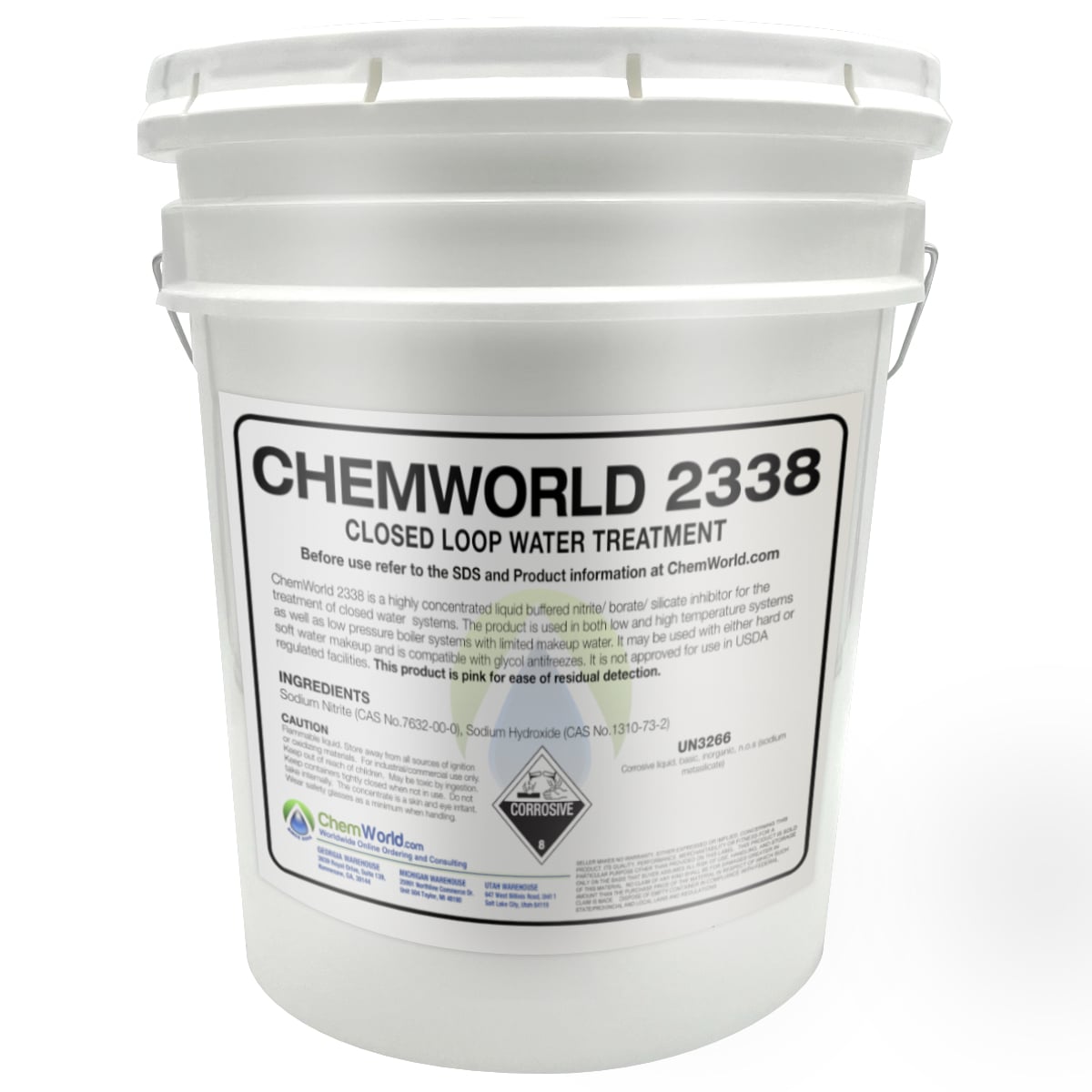 As long as the Nitrite levels are right your system is protected. Our Chemworld 2338 passivates the metal so it's not in contact with the actual water.