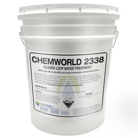 As long as the Nitrite levels are right your system is protected. Our Chemworld 2338 passivates the metal so it's not in contact with the actual water.